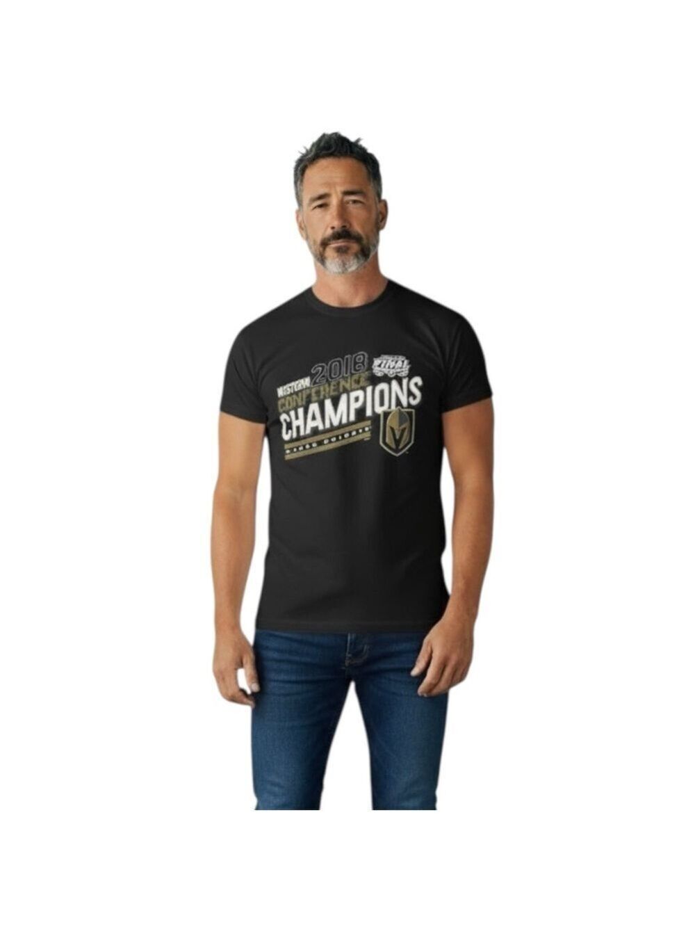 Fanatics S Black Las Vegas Golden Knights 2018 Western Conference Champions Tee